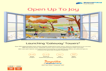 Launching gateway towers at Shapoorji Pallonji Joyville in Hinjawadi, Pune